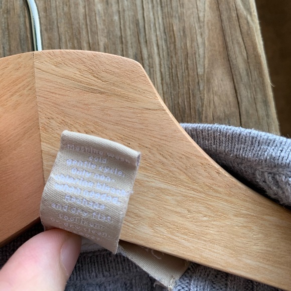 Banana Republic Light Gray Open Front Cardigan - Picture 4 of 6